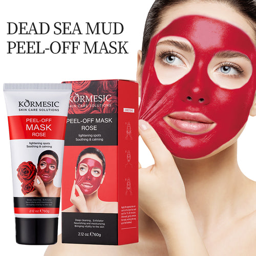 KORMESIC Rose Peel-Off Mask (60g) – Deep Cleansing, Brightening & Exfoliating Facial Mask