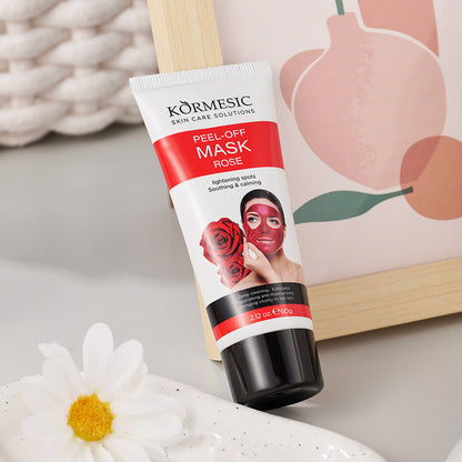 KORMESIC Rose Peel-Off Mask (60g) – Deep Cleansing, Brightening & Exfoliating Facial Mask