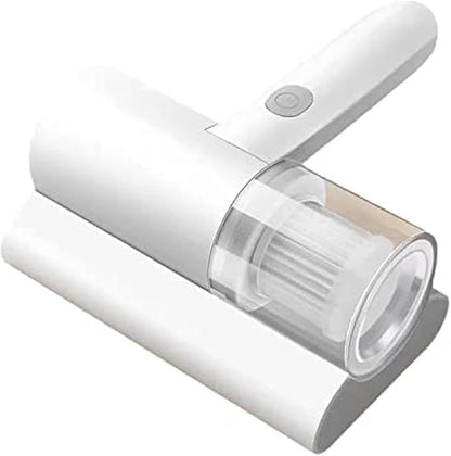 White handheld vacuum cleaner on a white background